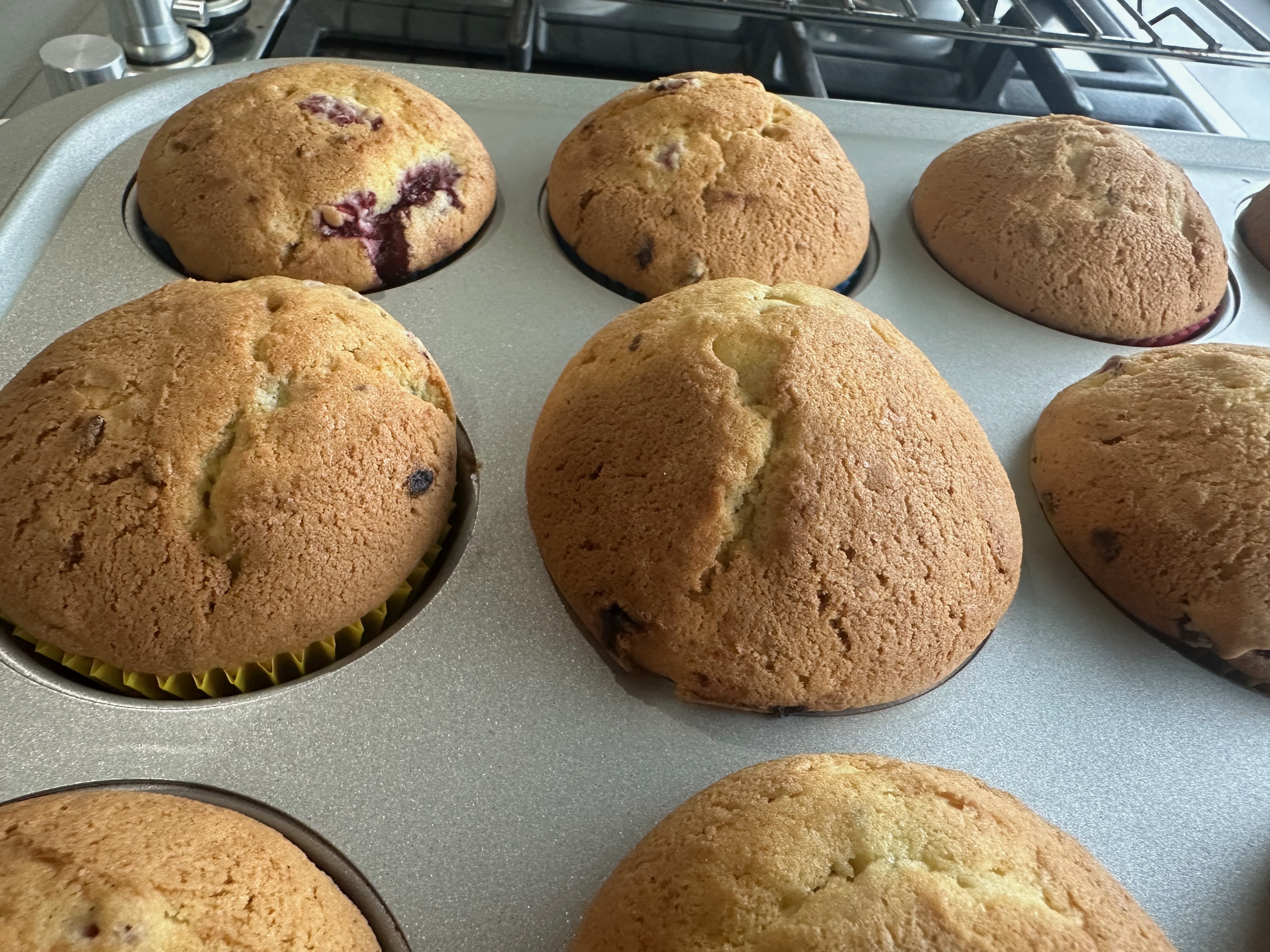 Sourdough discard muffins